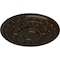 Ekena Millwork Tellson Ceiling Medallion (Fits Canopies up to 6 3/4"), Hand-Painted Bronze, 30 5/8"OD x 2 1/2"P CM30TEBZS - alternate 2